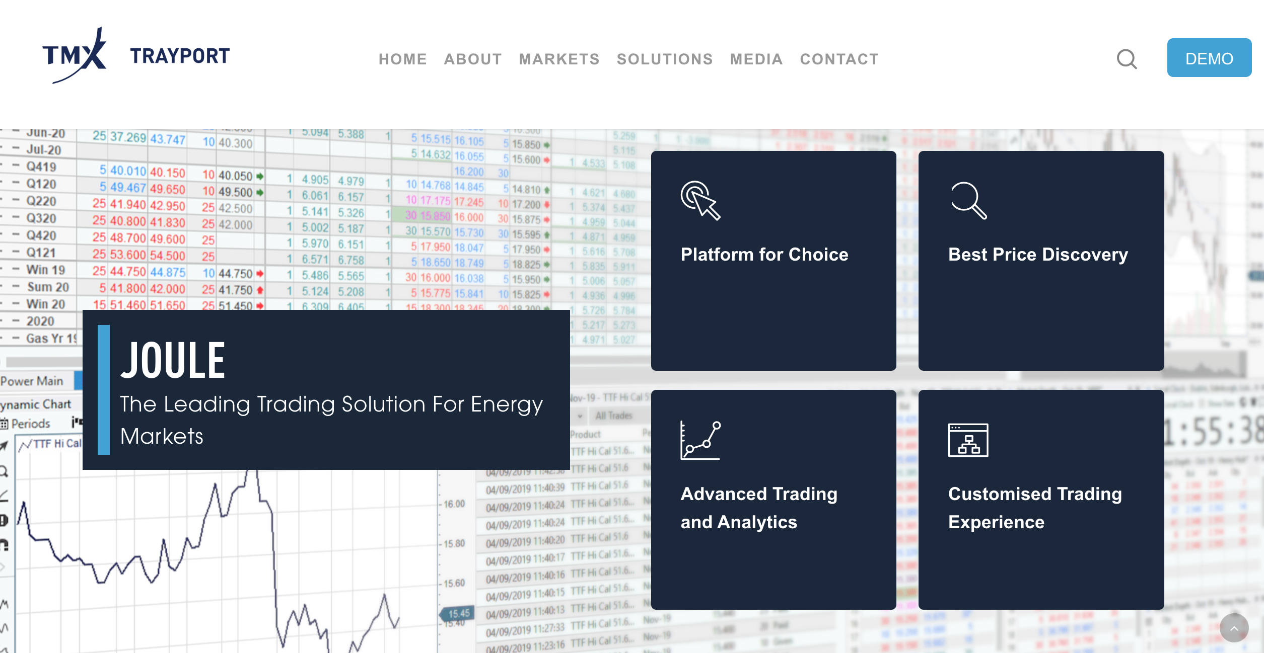 screenshot of Trayport - Joule